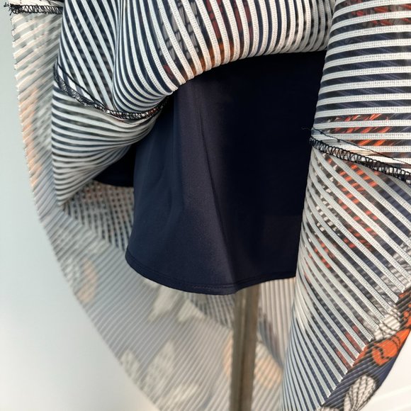 Peak Performance Nimatha Midi Skirt Medium Pleated Floral Lightweight Lined - Picture 7 of 11